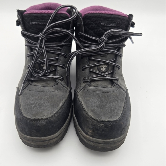 Skechers Work Boots McColl Composite Toe Leather Waterproof Work Boots Size 7.5 - Picture 5 of 11